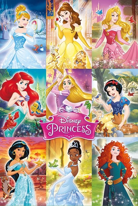 Princess Collage Disney Princess Poster Buy Online