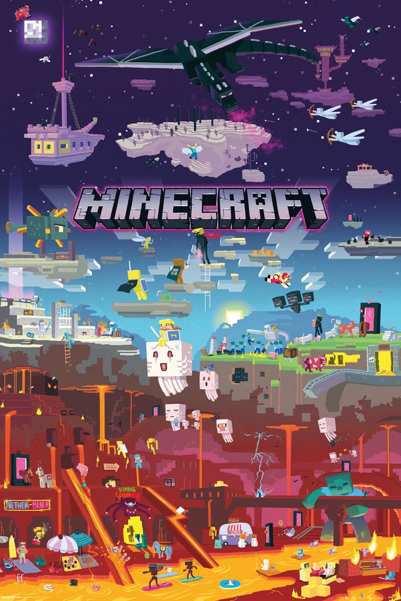 World Beyond Minecraft Poster Buy Online