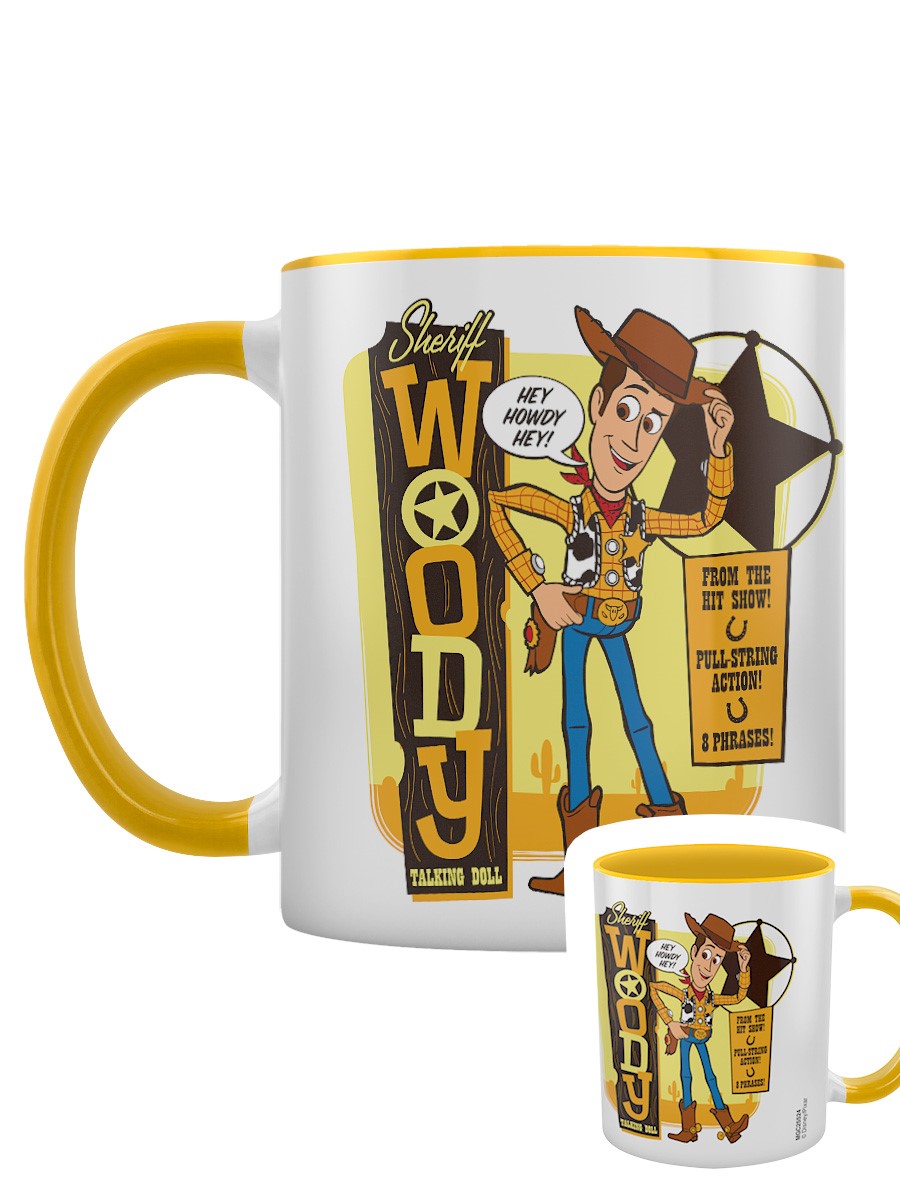 woody toy story cup