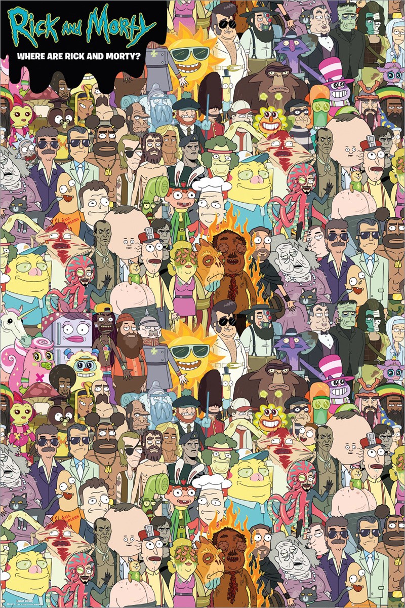 Rick and Morty Free Rick Poster 24 X 36
